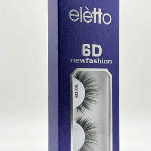 Elètto 6D-05 Voluminous False Eyelashes – Reusable Lash Set